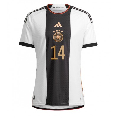 Pánský Fotbalový dres Německo Jamal Musiala #14 MS 2022 Domácí Krátký Rukáv